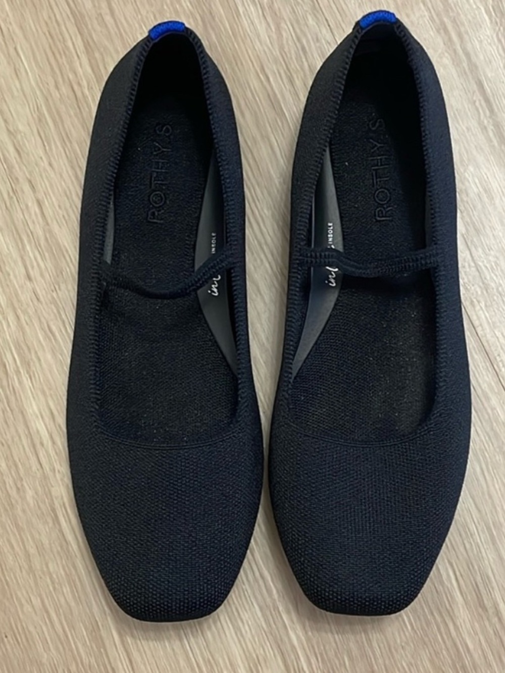 Rothy's The Max Square Mary Jane Black Size 10 - Picture 6 of 11